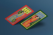 Comedy Show Ticket, a Card Template by graphicook (Thumbnail 1 of 3)