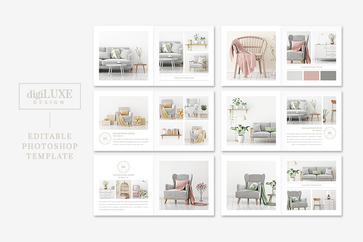 Interior Design Lookbook Template, a Magazine Template by Digiluxe (Photo 5 of 5)