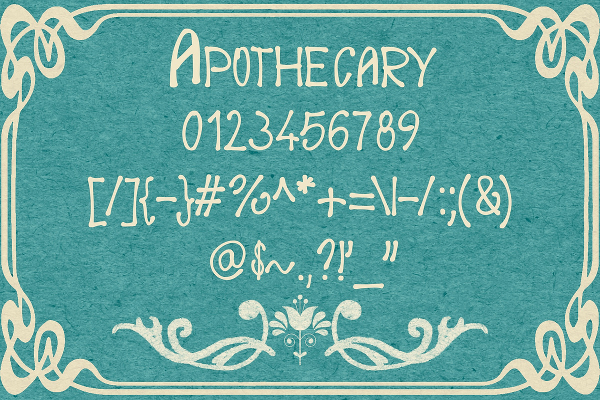 APOTHECARY POTION font, a Handwritten Font by Debby Blooms (Photo 4 of 4)
