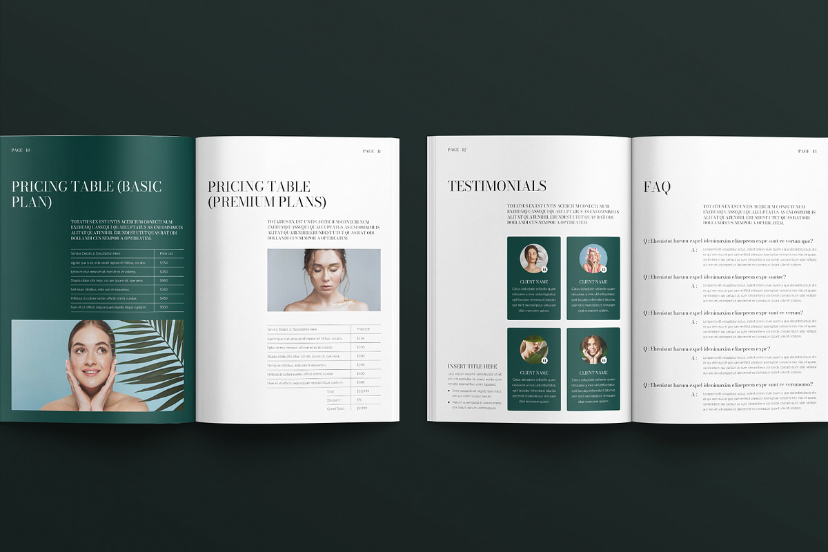 Services & Pricing Guide Magazine, a Magazine Template by E-Type (Photo 5 of 7)