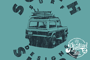 Plastisol 2 Vintage T-Shirt Textures