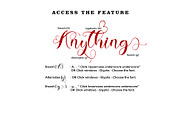 Lovely Style, a Script Font by Yoga Letter (Thumbnail 6 of 8)