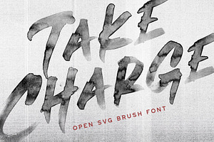 Take Charge - OpenType SVG Font