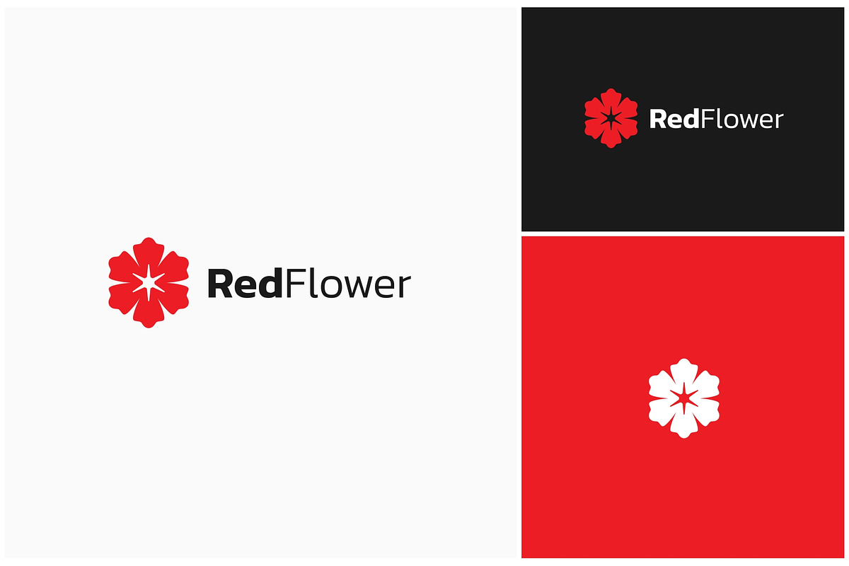 Red Flower Blossom Floral Logo, a Branding & Logo Template by ika trisiana (Photo 1 of 2)