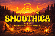 Smoothica Font, a Script Font by cocodesign (Thumbnail 1 of 9)