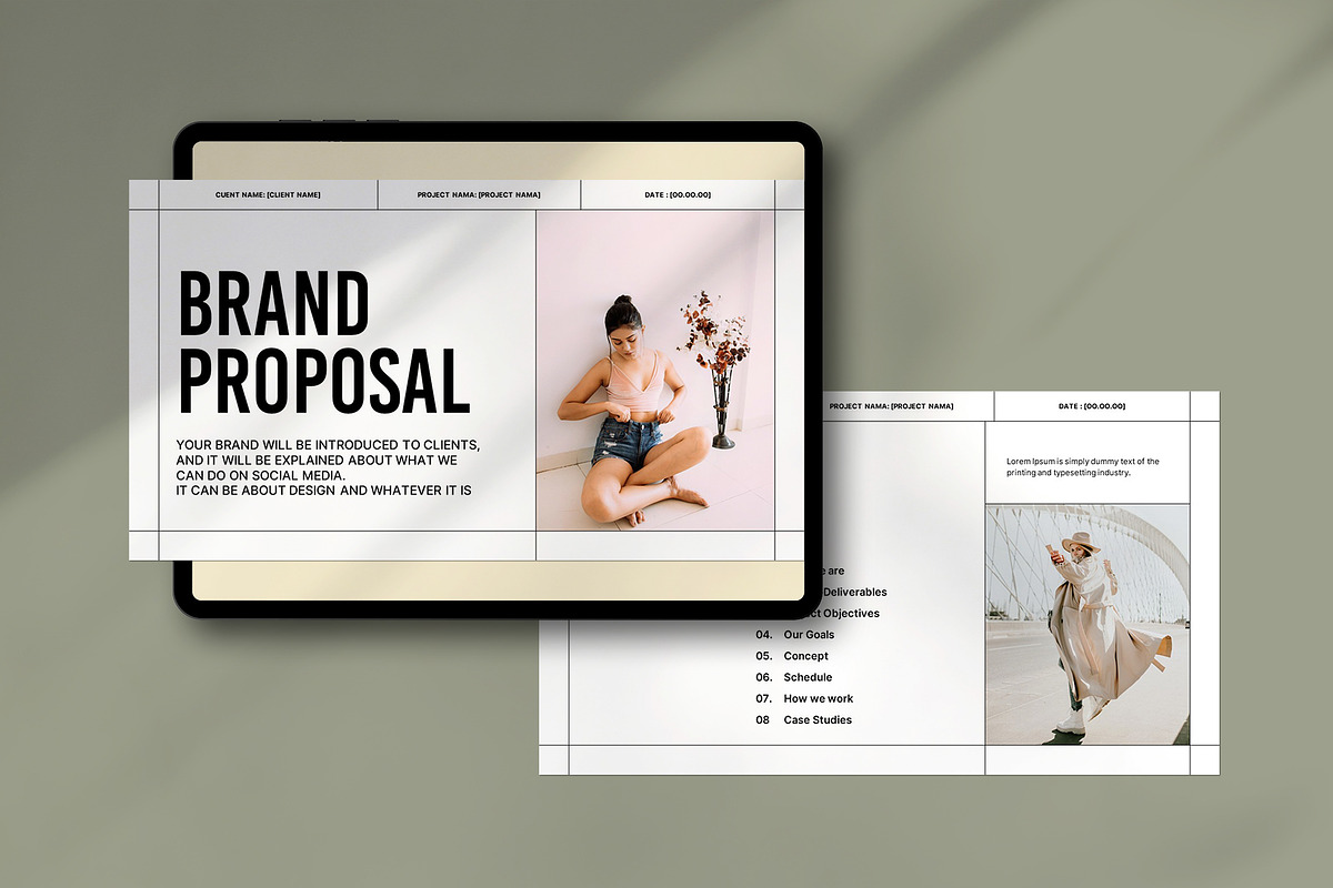 Brand Proposal Template, a Presentation Template by CreativeSlides (Photo 2 of 8)