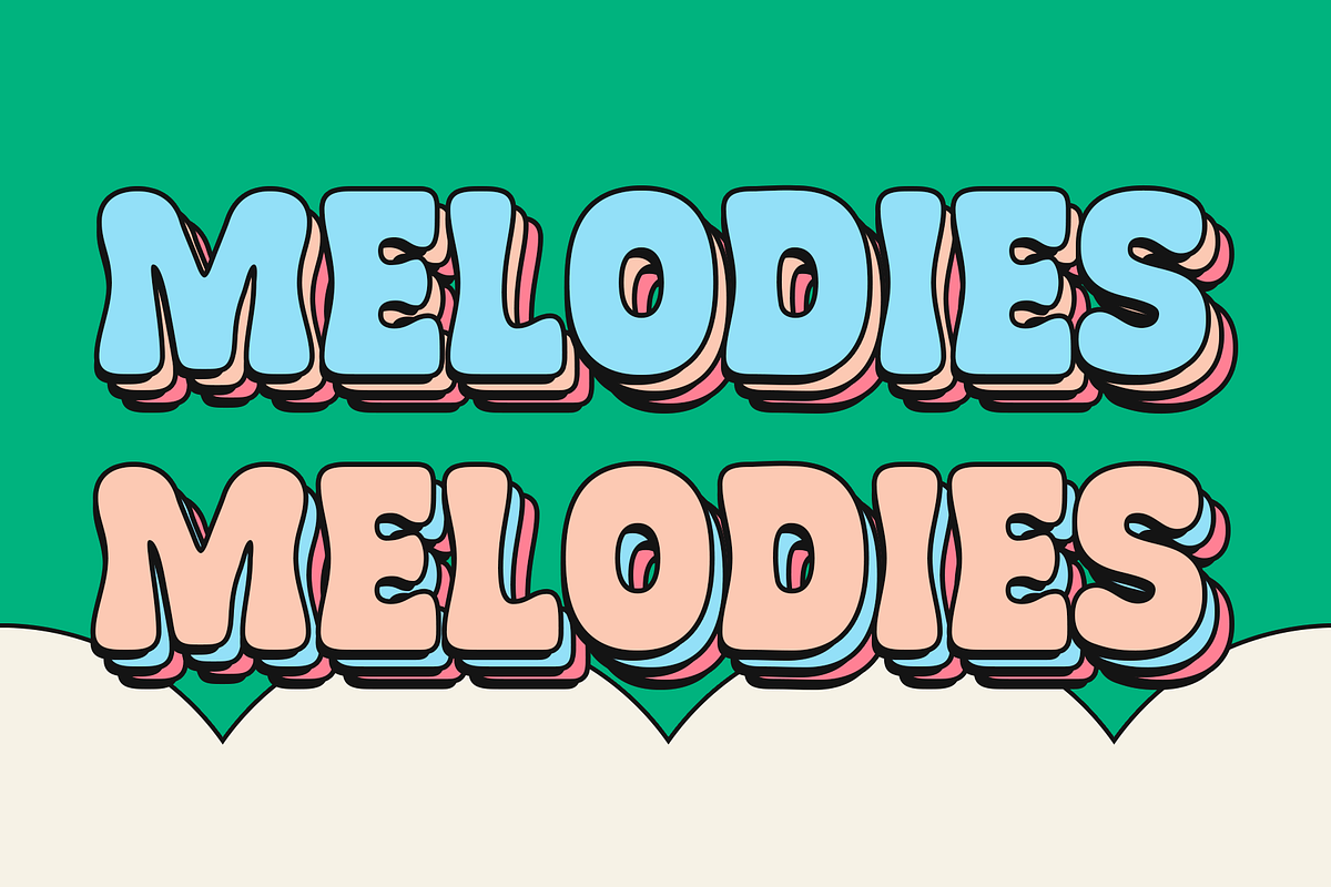 Mugfy – Wavy Squiggly Sans Font, a Sans Serif Font by Tiptop Graphic (Photo 6 of 9)