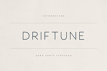 Driftune – Sans Serif Typeface