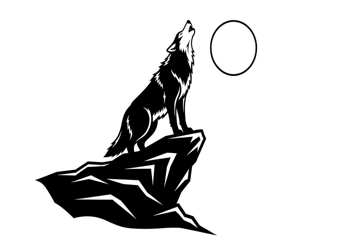 40 Wolf Moon Silhouette Vector Bundl, an Illustration by Amazin_art (Photo 40 of 41)