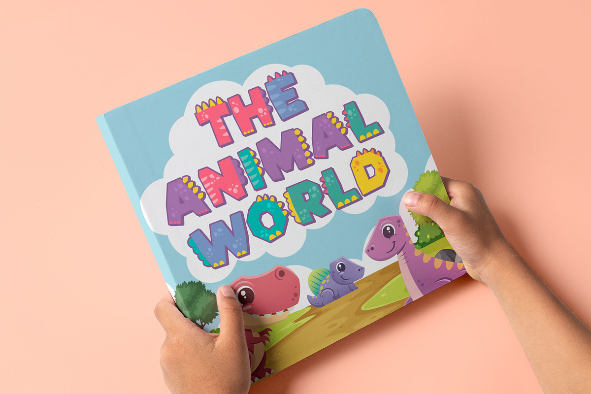 Dino - SVG Color Font, a Sans Serif Font by Blankids Studio (Photo 3 of 6)