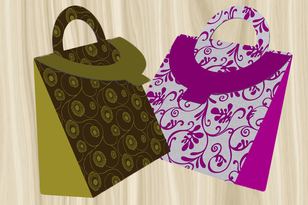 5 Ornamental Gift Sachets - PDF Prin, a Print Template by Kseniya-Omega (Photo 4 of 6)