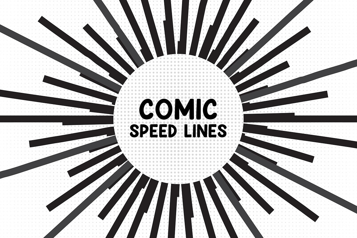 100 Comic Speed Line Vector Design, a Background Graphic by MRI STUDIO (Photo 11 of 28)