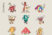 Retro Cartoon Characters, a Food Illustration by Alina Sh (Thumbnail 2 of 7)