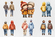 Watercolor Best Friends Clipart, a Person Illustration by Rose Art (Thumbnail 4 of 4)