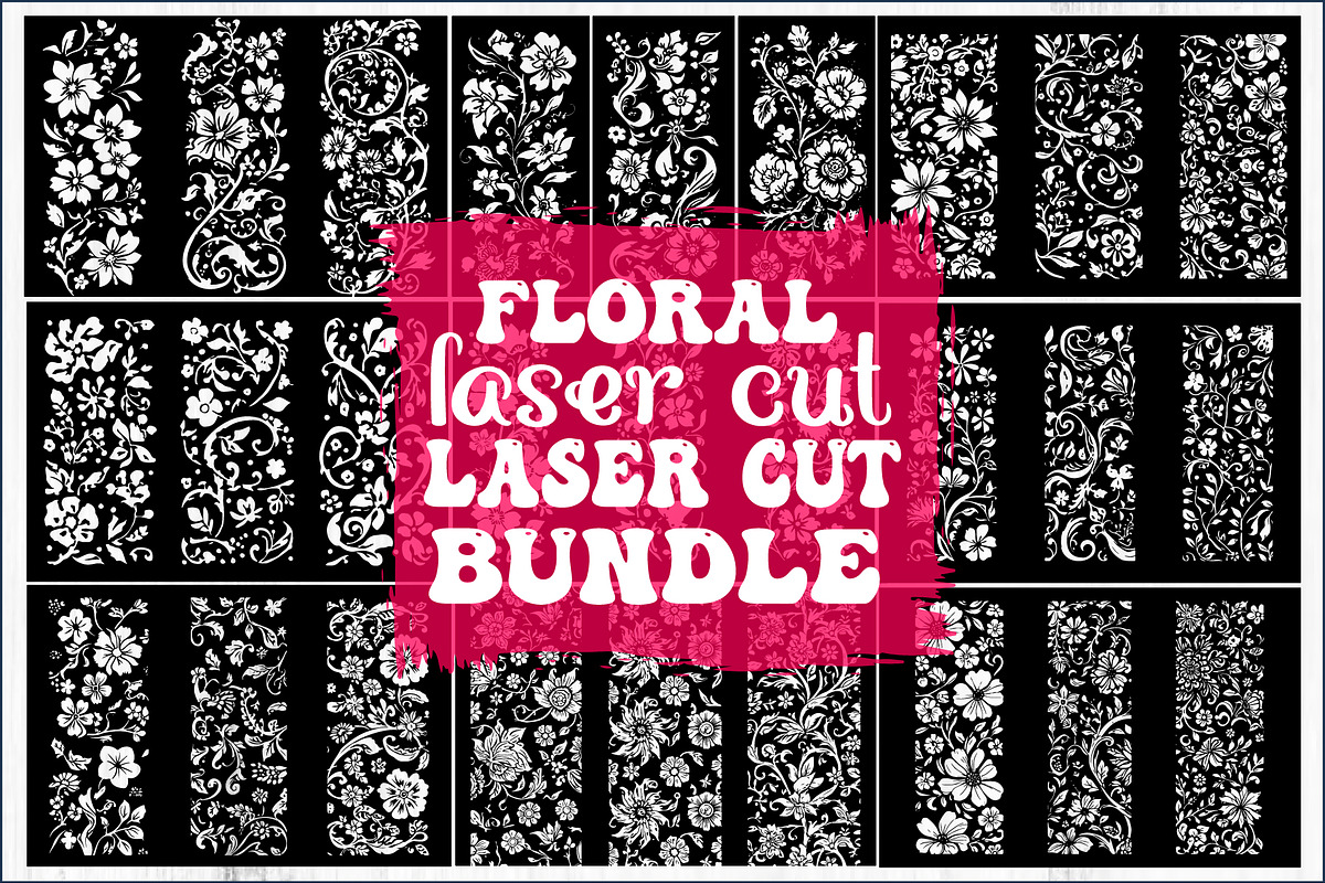 Intricate Floral Laser Cut Panel, a Graphic by balal (Photo 1 of 11)