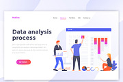 Landing page templates, a Templates & Theme by Creative Graphics (Thumbnail 4 of 12)