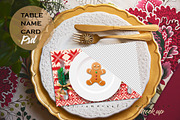 Mockup holiday menu PSD, a Product Mockup by JAY MID IMAGE (Thumbnail 2 of 6)
