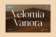 Velomia Vanora Modern Serif Font, a Serif Font by UICreative (Thumbnail 1 of 13)