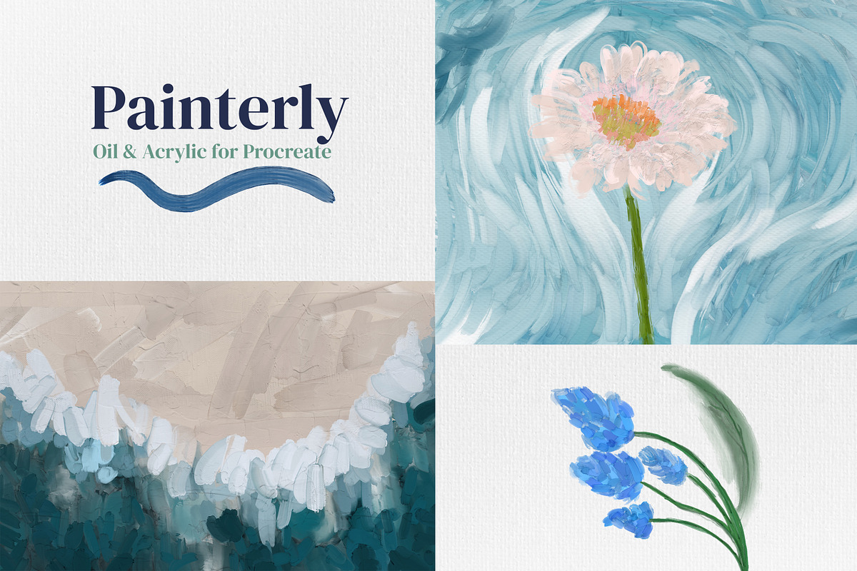 Painterly Brushes for Procreate, a Brush Add-On by AJ Brushes (Photo 9 of 11)