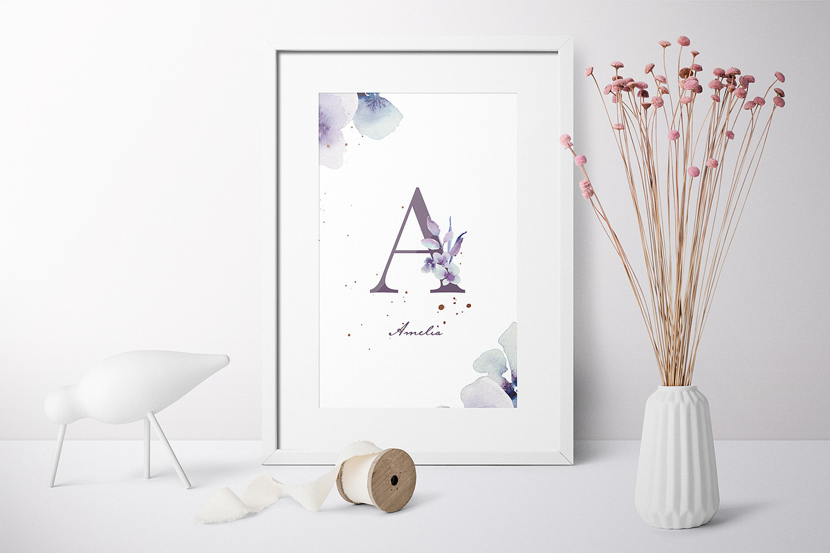 Abstract Watercolor Florals, an Illustration by Greta Ivy (Photo 5 of 7)