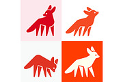 Fennec Fox Logo, a Graphic by NataliiaVolyk (Thumbnail 3 of 6)