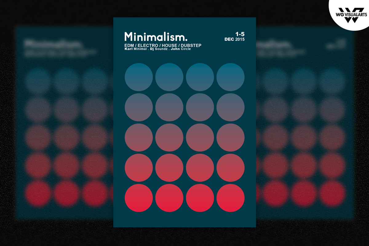 MINIMALISM Flyer Template, a Flyer Template by WG DESIGN (Photo 1 of 5)