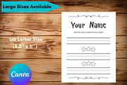 Learning to Trace Kids Activity Book, a Print Template by LA Design (Thumbnail 8 of 10)