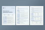 Standard Operating Procedure, SOP, a Stationery Template by DesVert (Thumbnail 5 of 6)