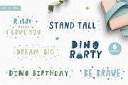 Dino Party, an Animal Illustration by Lori Room (Thumbnail 5 of 6)