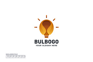 Bulb Gradient Vector Logo, a Branding & Logo Template by yuanesei
