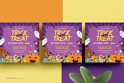Halloween Trick or Treat Flyer, a Flyer Template by Creativestoree (Thumbnail 4 of 4)