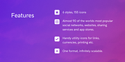 Social Networking Icons, a Symbol Font by Matt Grey Design (Thumbnail 2 of 5)