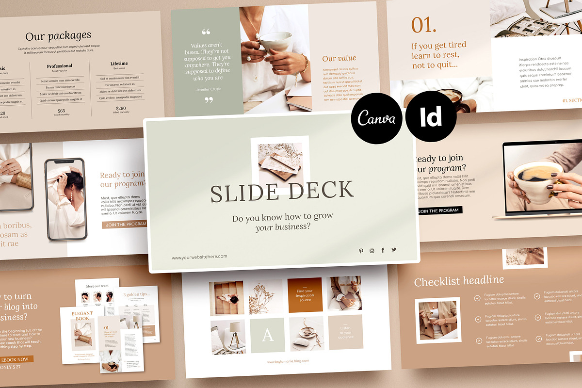 Webinar Course Slide Deck / Elegant, a Presentation Template by Mirazz (Photo 15 of 15)