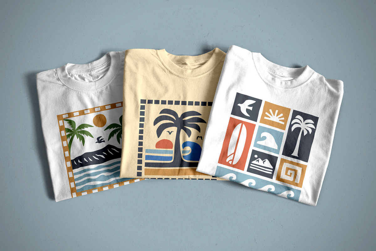 Coastal Escape Graphic Collection, an Object Graphic by cd-design.co (Photo 5 of 8)