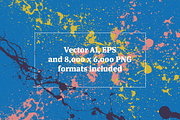 Paint Splatter Art, a Texture Graphic by GhostlyPixels (Thumbnail 4 of 14)