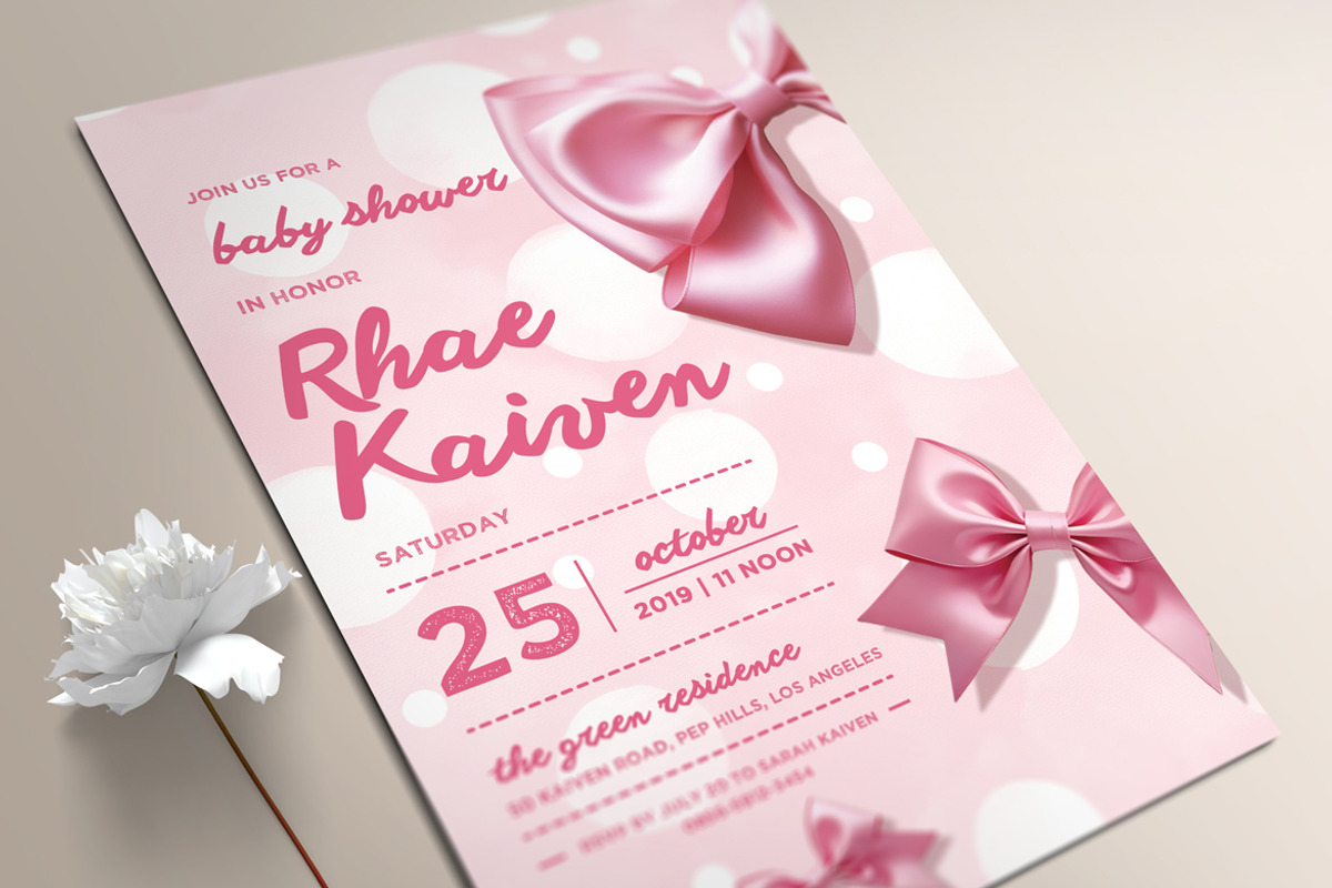 Baby Shower Invitation, an Invitation Template by Aarley Kaiven (Photo 2 of 3)