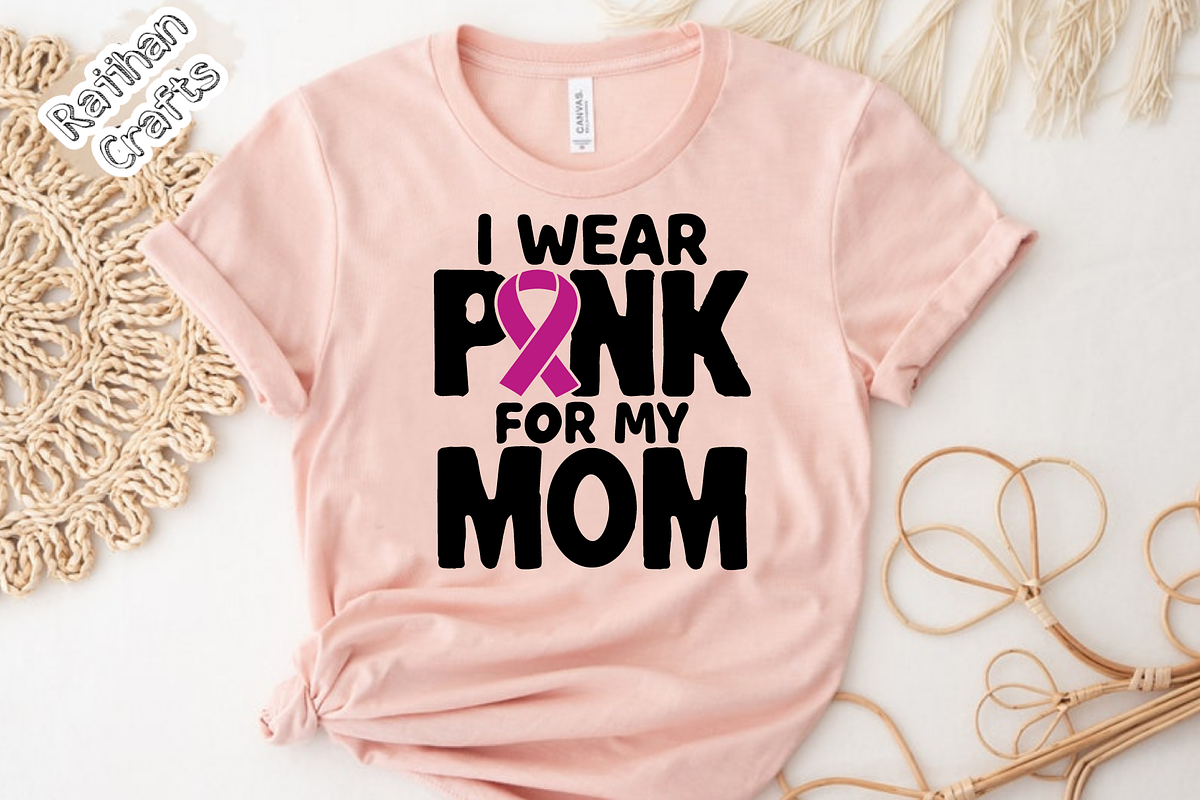 Breast Cancer Bundle SVG, an Object Illustration by RaiihanCrafts (Photo 3 of 6)