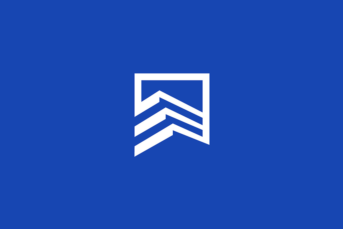 geometric shapes letter P logo, a Graphic by boriman05