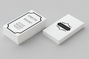 Minimal Vintage Business Card 2, a Business Card Template by Shahjhan (Thumbnail 1 of 2)
