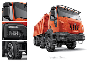 Heavy Construction Truck