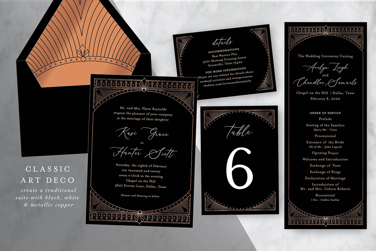 Modern Romance Invitation Suite, an Invitation Template by StoryBird Design (Photo 6 of 6)