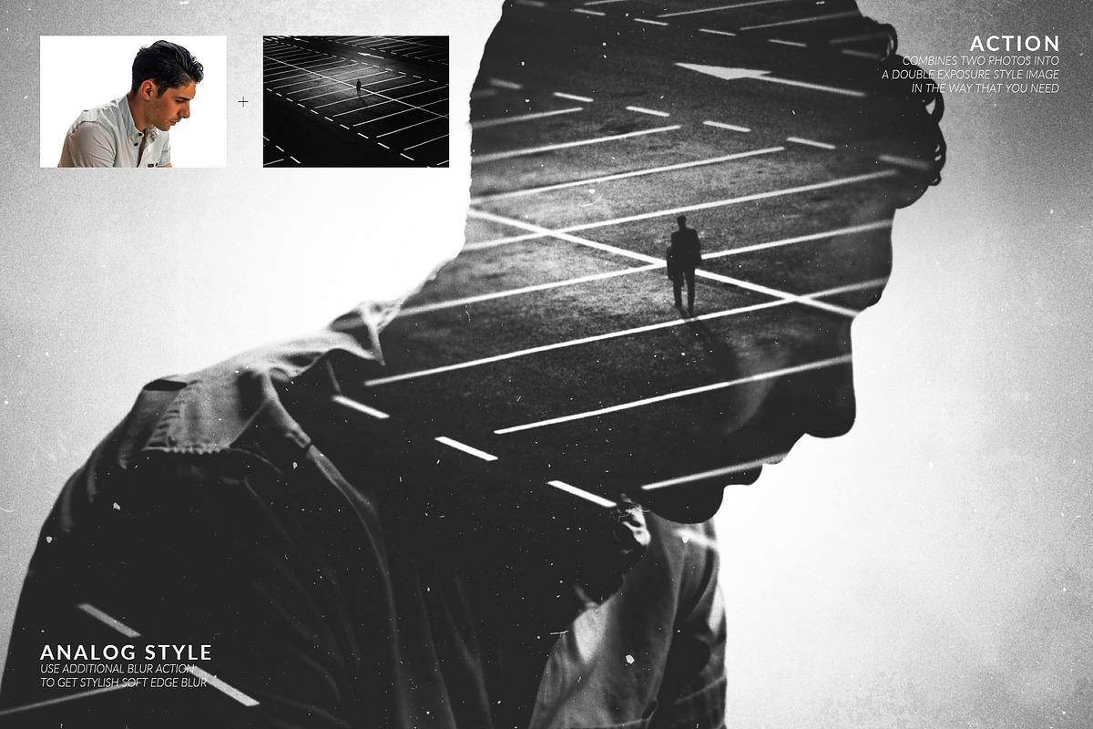 Analog Double Exposure Action, an Action Add-On by Mint Actions (Photo 4 of 11)