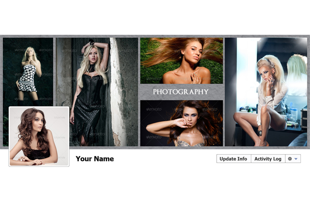 Photography facebook timeline 5 in 1, a Social Media Template by Template Shop (Photo 5 of 6)