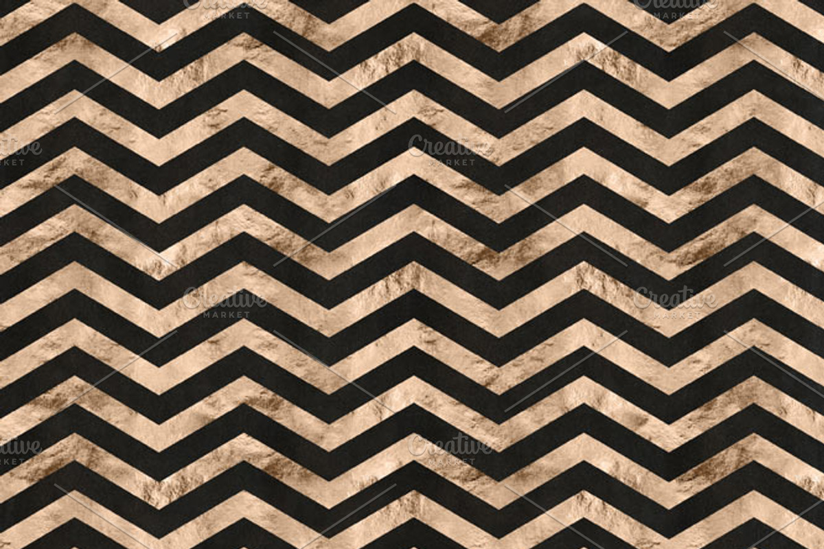 Rose Gold Organic Patterns No.4 preview 5