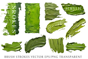 Acrylic Brush Strokes