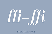 British Classical - Display Serif, a Serif Font by TypeClassHeroes (Thumbnail 4 of 15)
