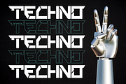 Groke Sport- Techno Logo Font, a Sans Serif Font by Nirmana Visual (Thumbnail 3 of 10)