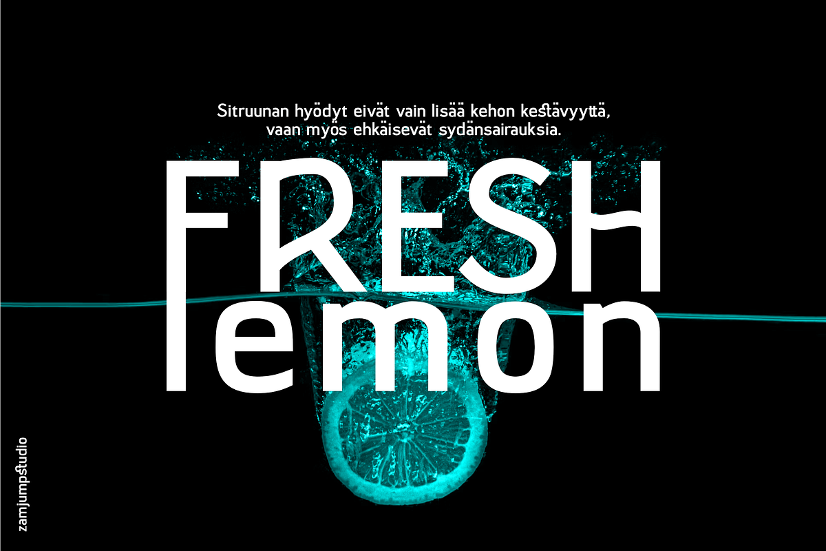 Bricensa - Modern Sans Serif Display, a Sans Serif Font by zamjumps (Photo 3 of 12)