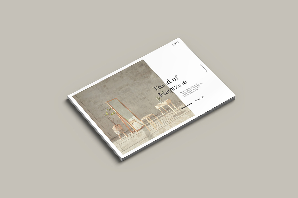 A4 Landscape Magazine Mockup, a Books & Magazine Mockup by graphicpages (Photo 7 of 15)