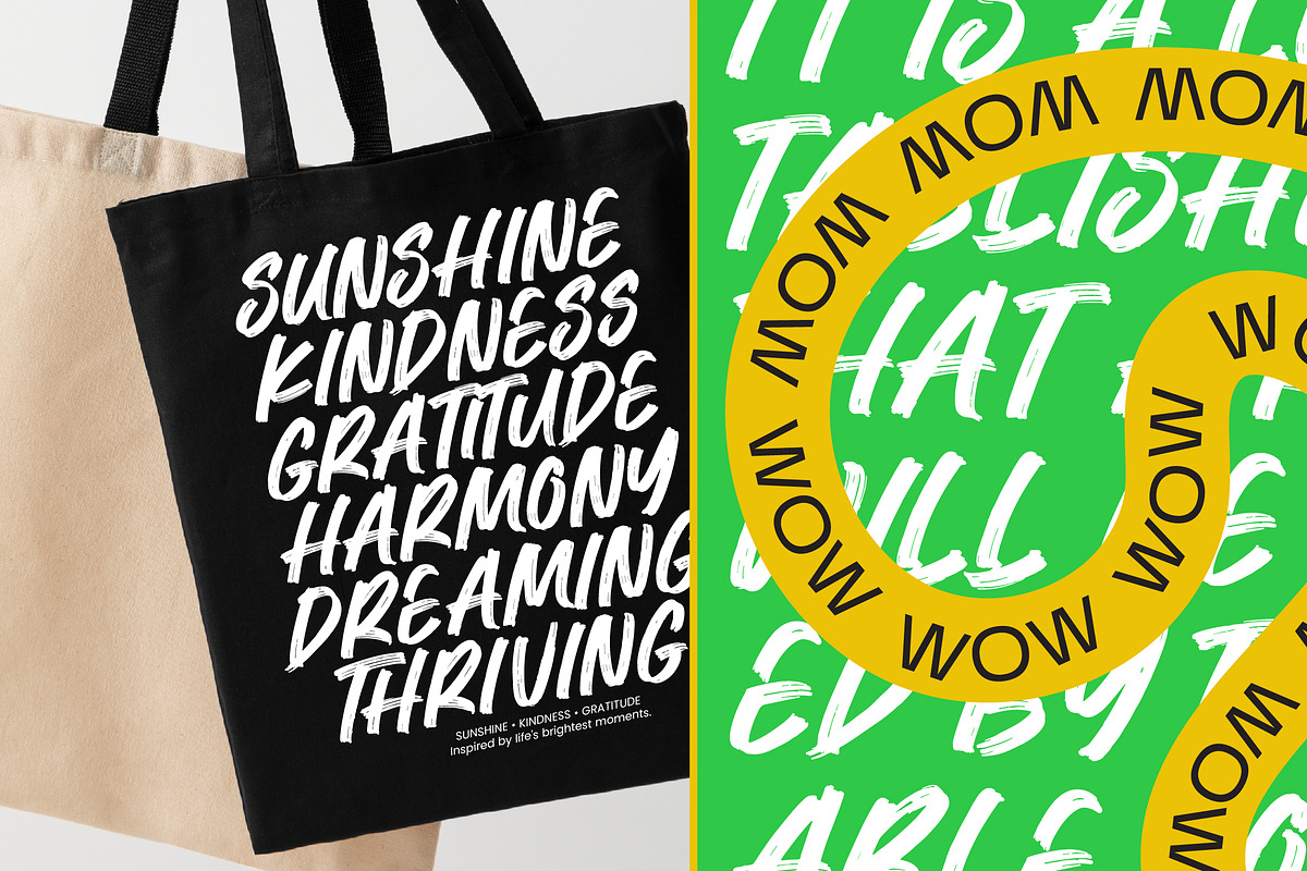 Hawke Lux Brush Display Handwritten, a Script Font by Letterena Studios Script (Photo 2 of 10)